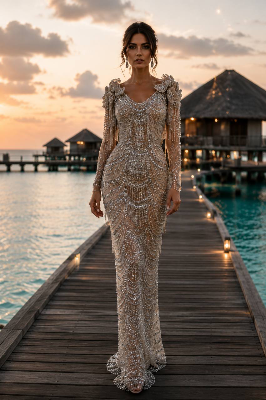 Celestia Crystal Couture Gown