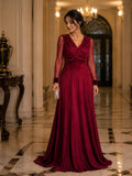 Ruby Éclat Evening Gown