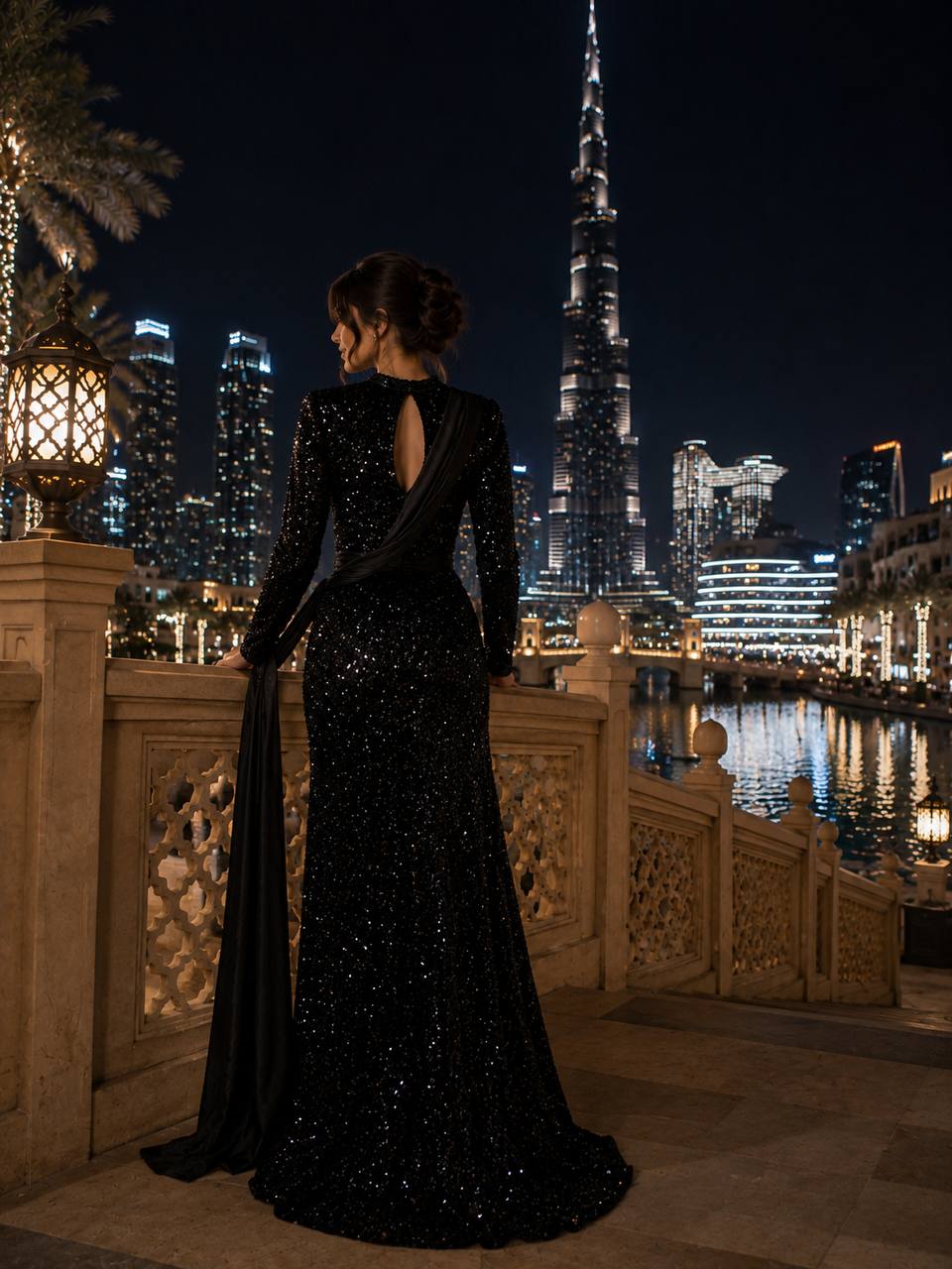 Midnight Royale Sequin Gown