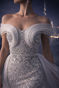 Diamond Embellished Couture Dress