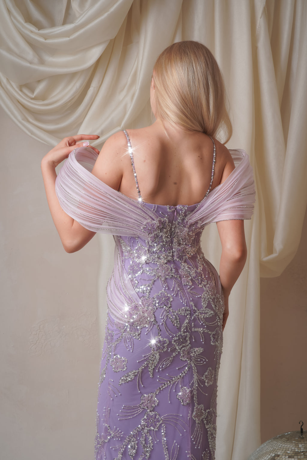 Lilac Étoile Couture Gown