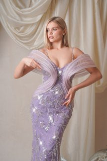 Lilac Étoile Couture Gown