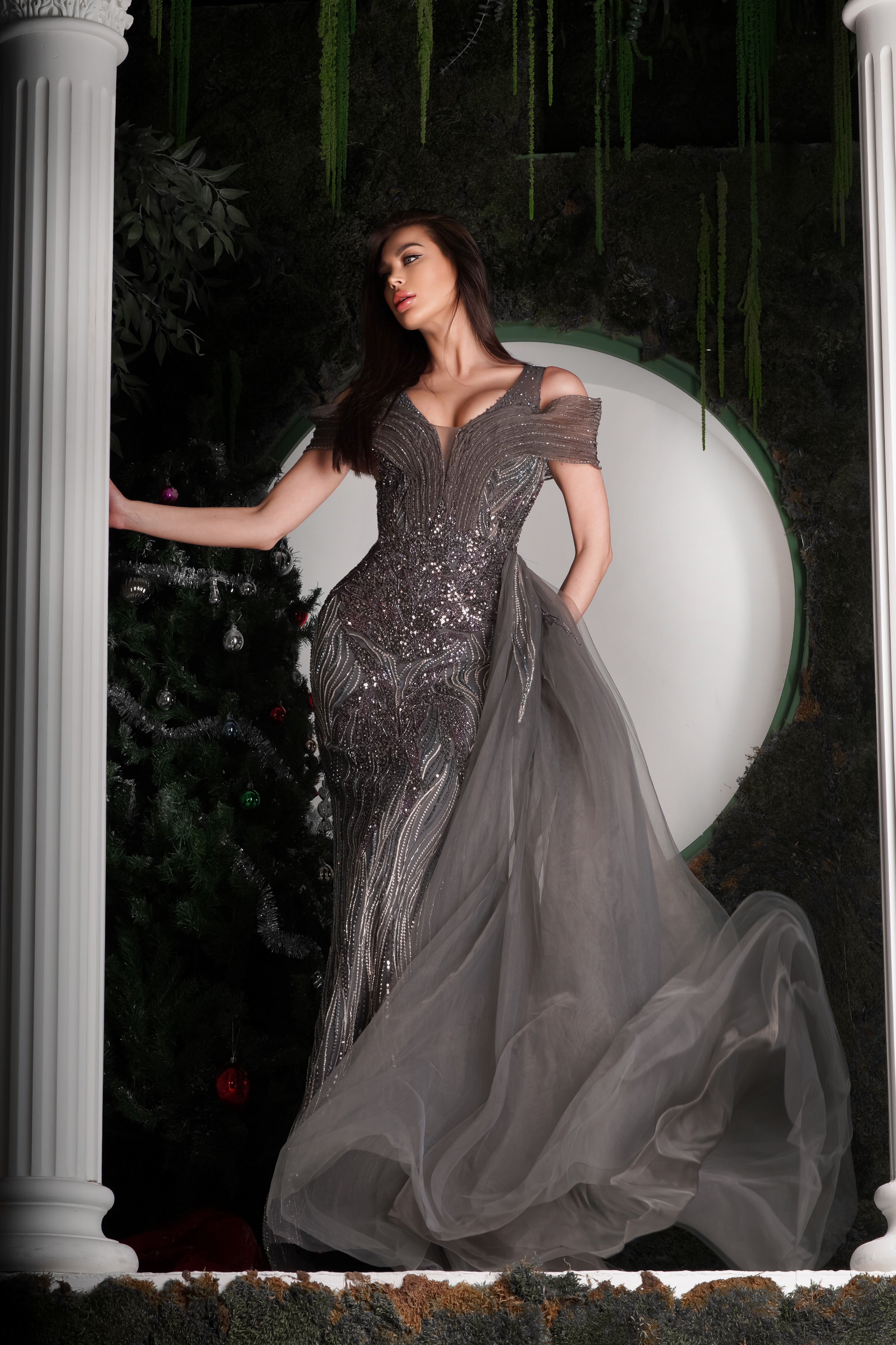 Silver Charcoal Couture