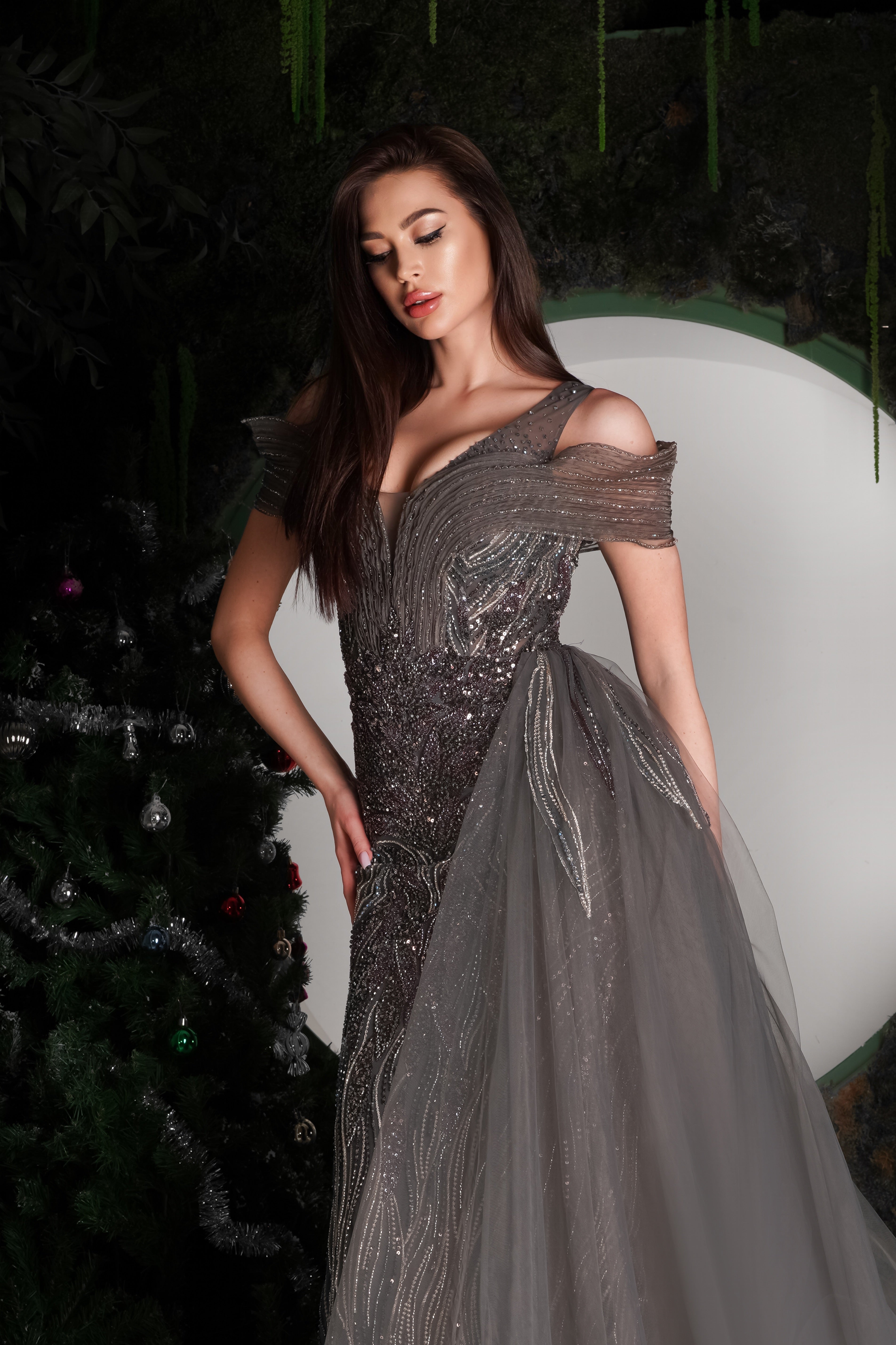Silver Charcoal Couture