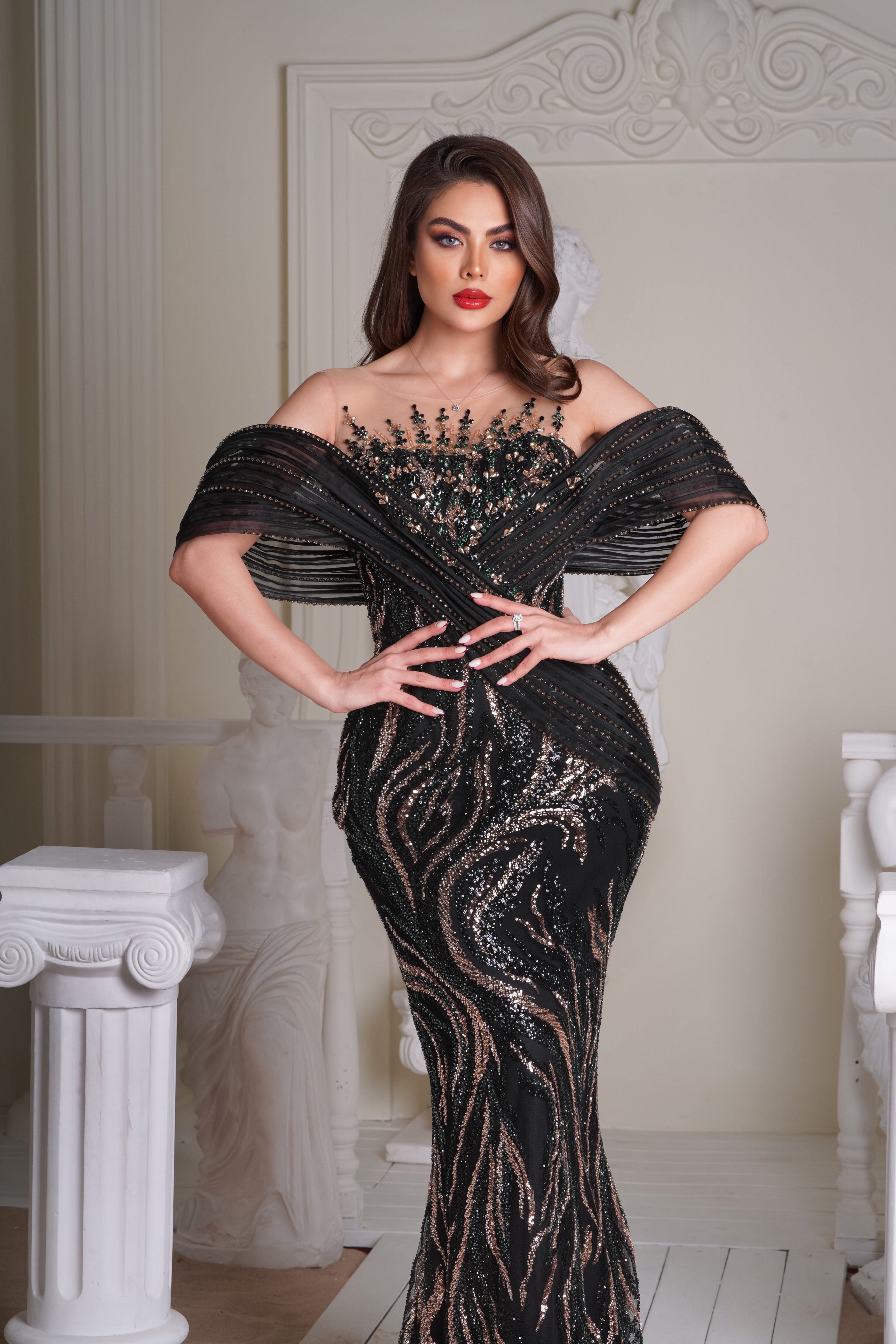 Midnight Gold Couture