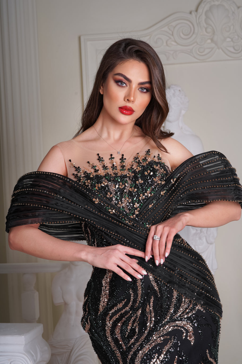 Midnight Gold Couture