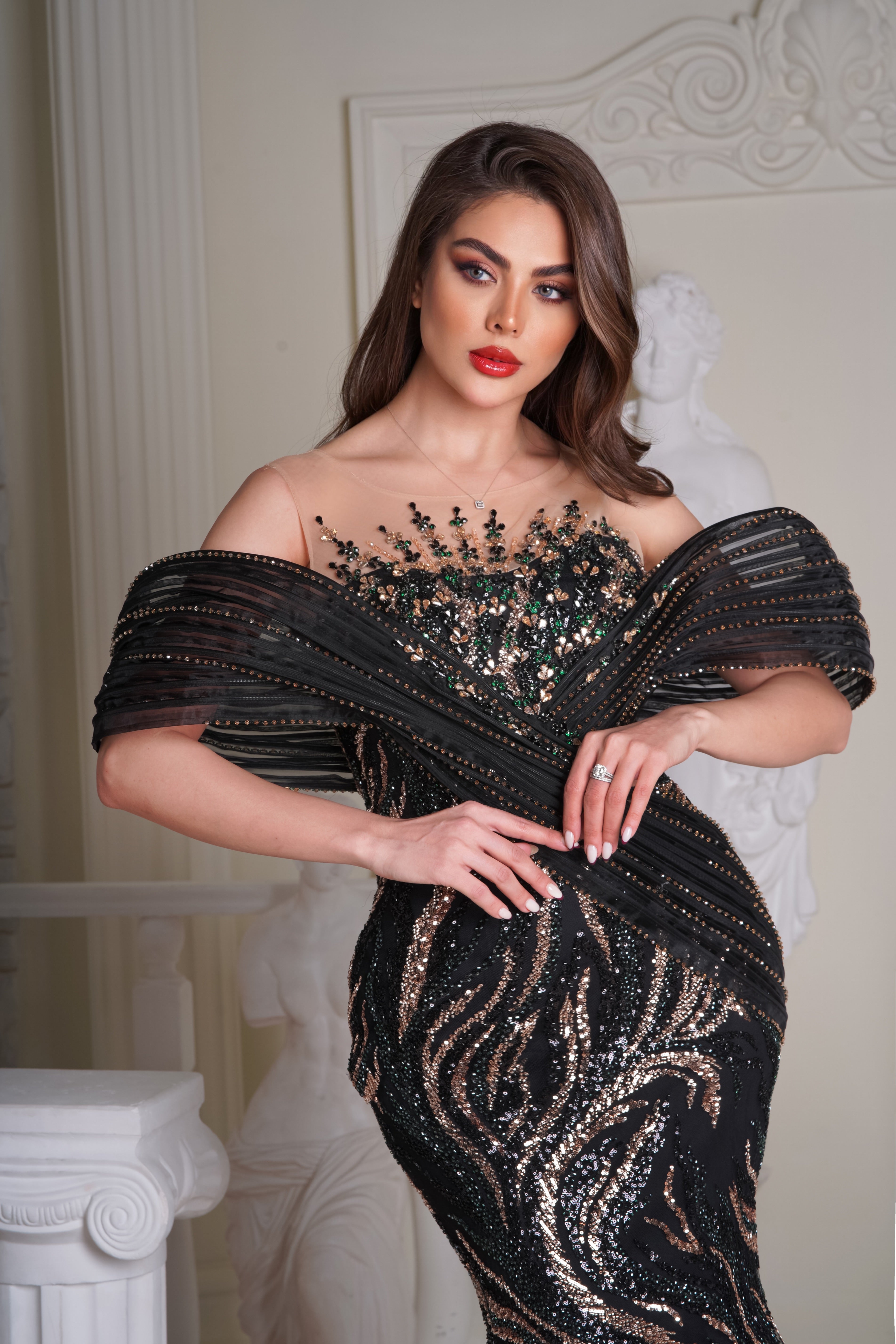 Midnight Gold Couture