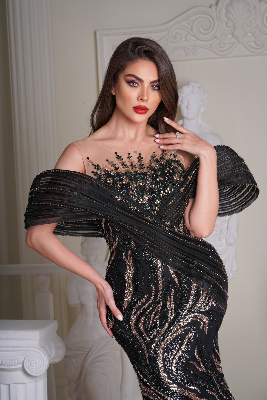 Midnight Gold Couture
