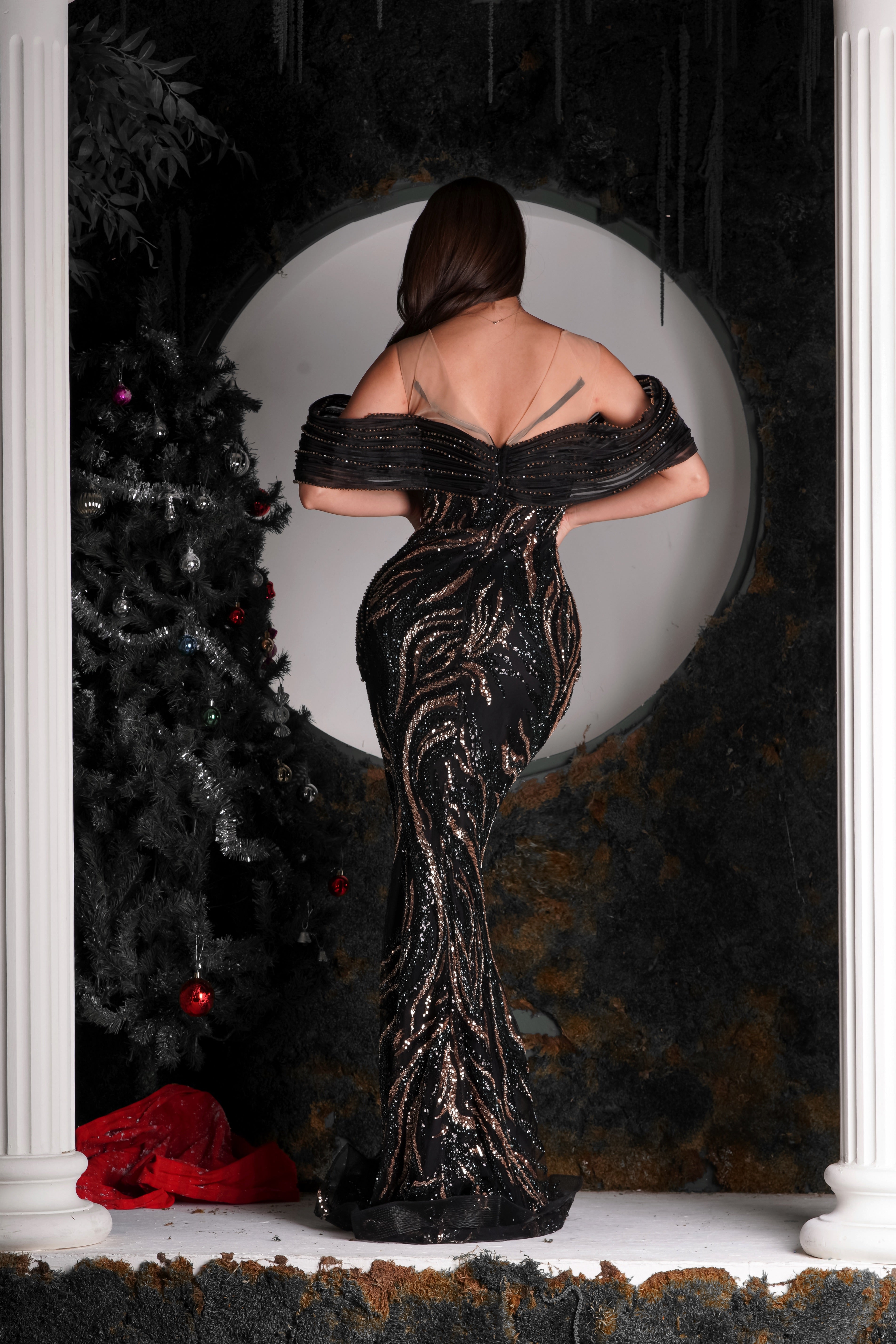 Midnight Gold Couture