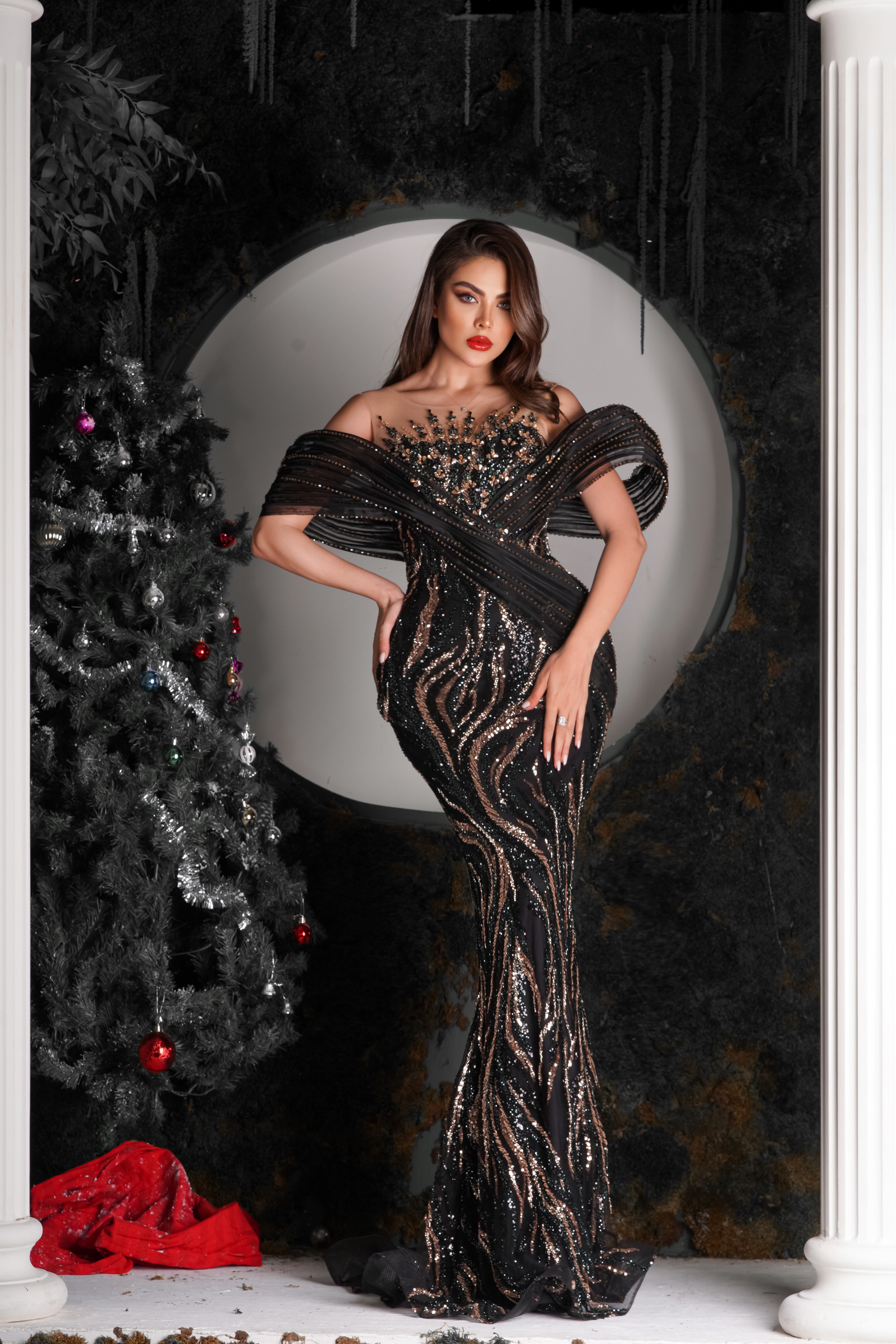 Midnight Gold Couture