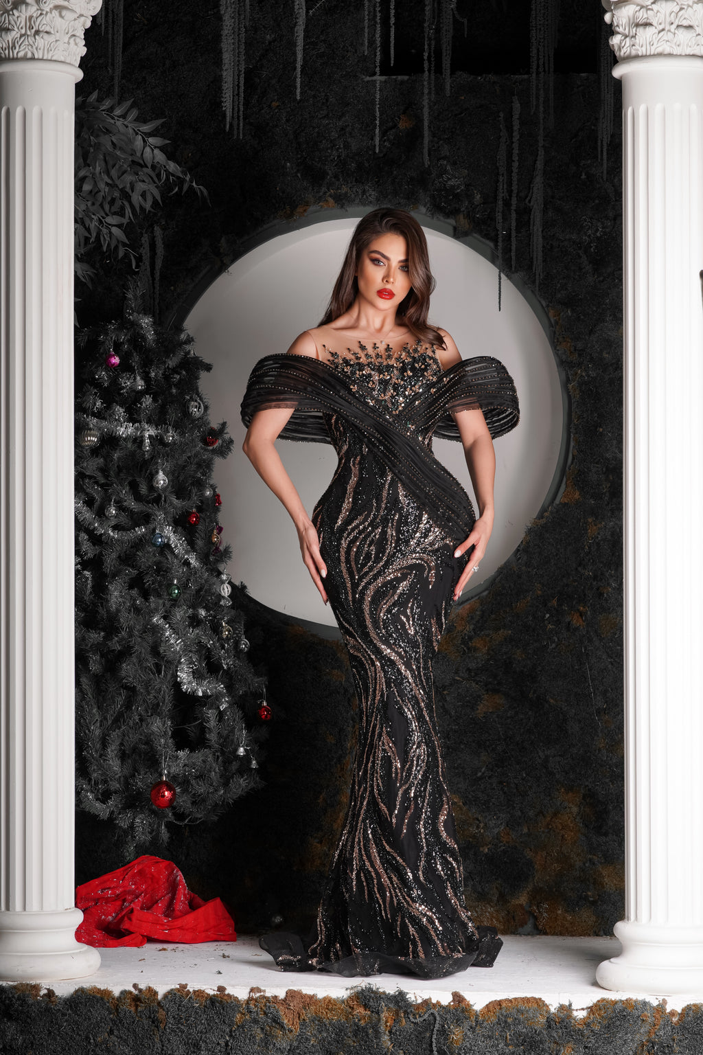 Midnight Gold Couture
