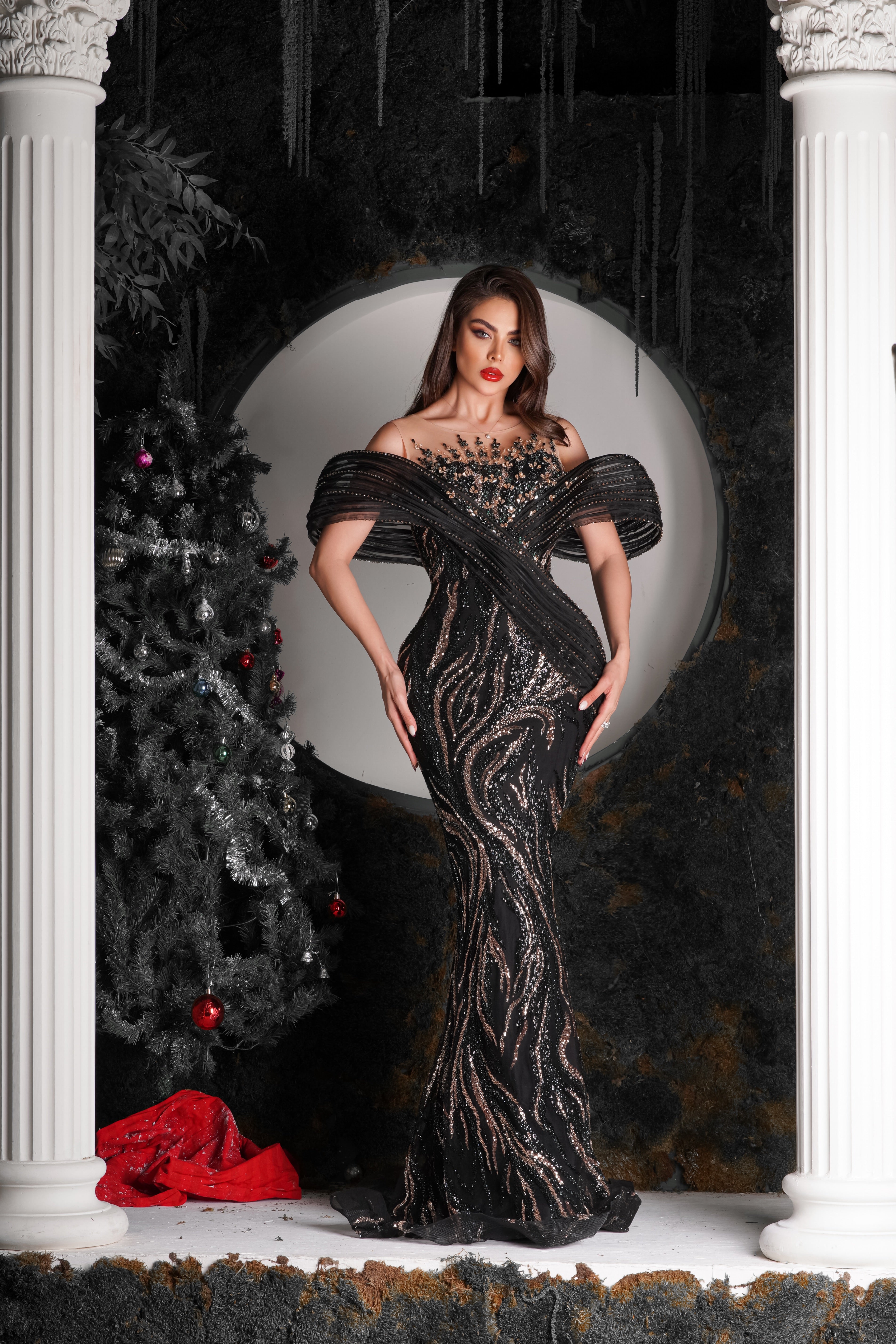 Midnight Gold Couture